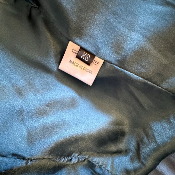 SLNGHR Womens XS Sleeveless Jumpsuit Slate Blue Straight Leg Pockets Corpcore UK - Picture 9 of 11